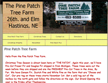 Tablet Screenshot of pinepatchtreefarm.com